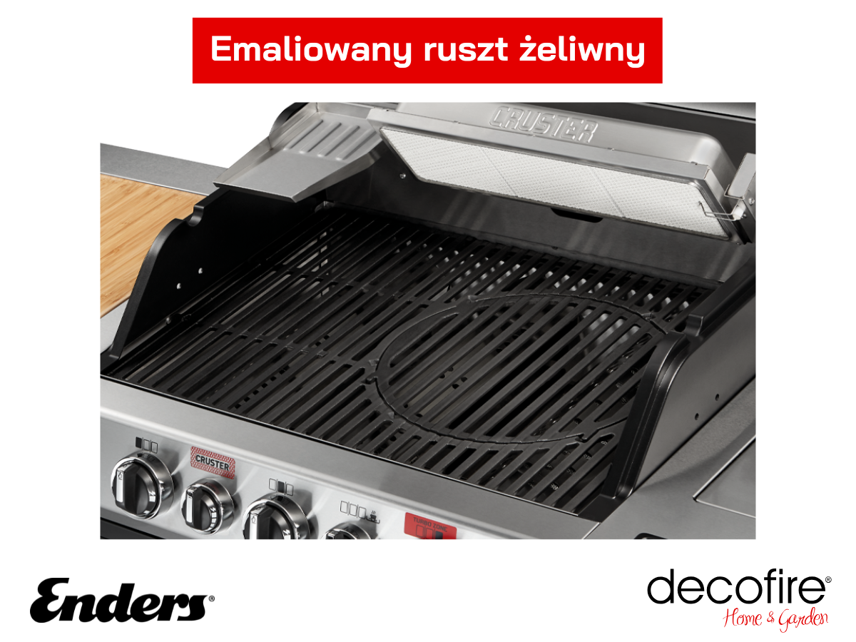 Emaliowany ruszt żeliwny