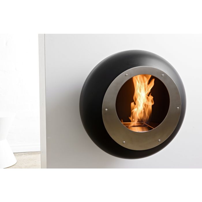 Biokominek Cocoon Vellum Black