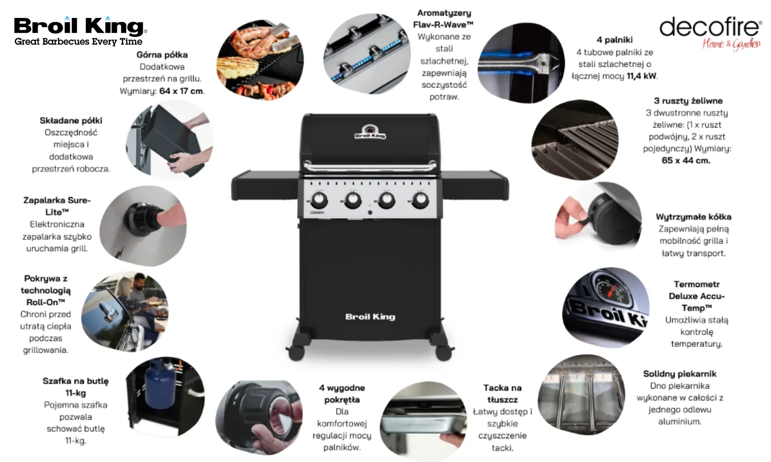 Grill gazowy Crown 410 Broil King