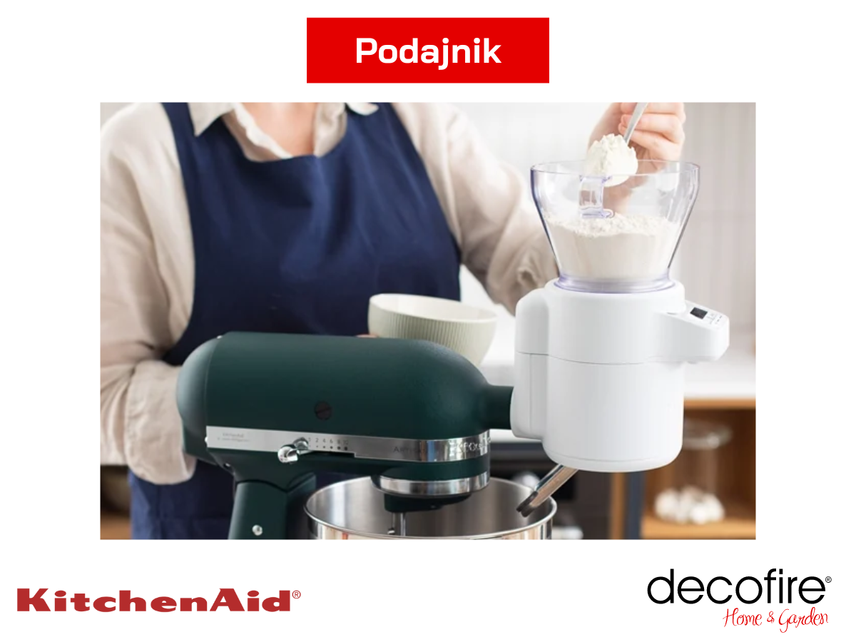 Podajnik przesiewacza z wagą KitchenAid