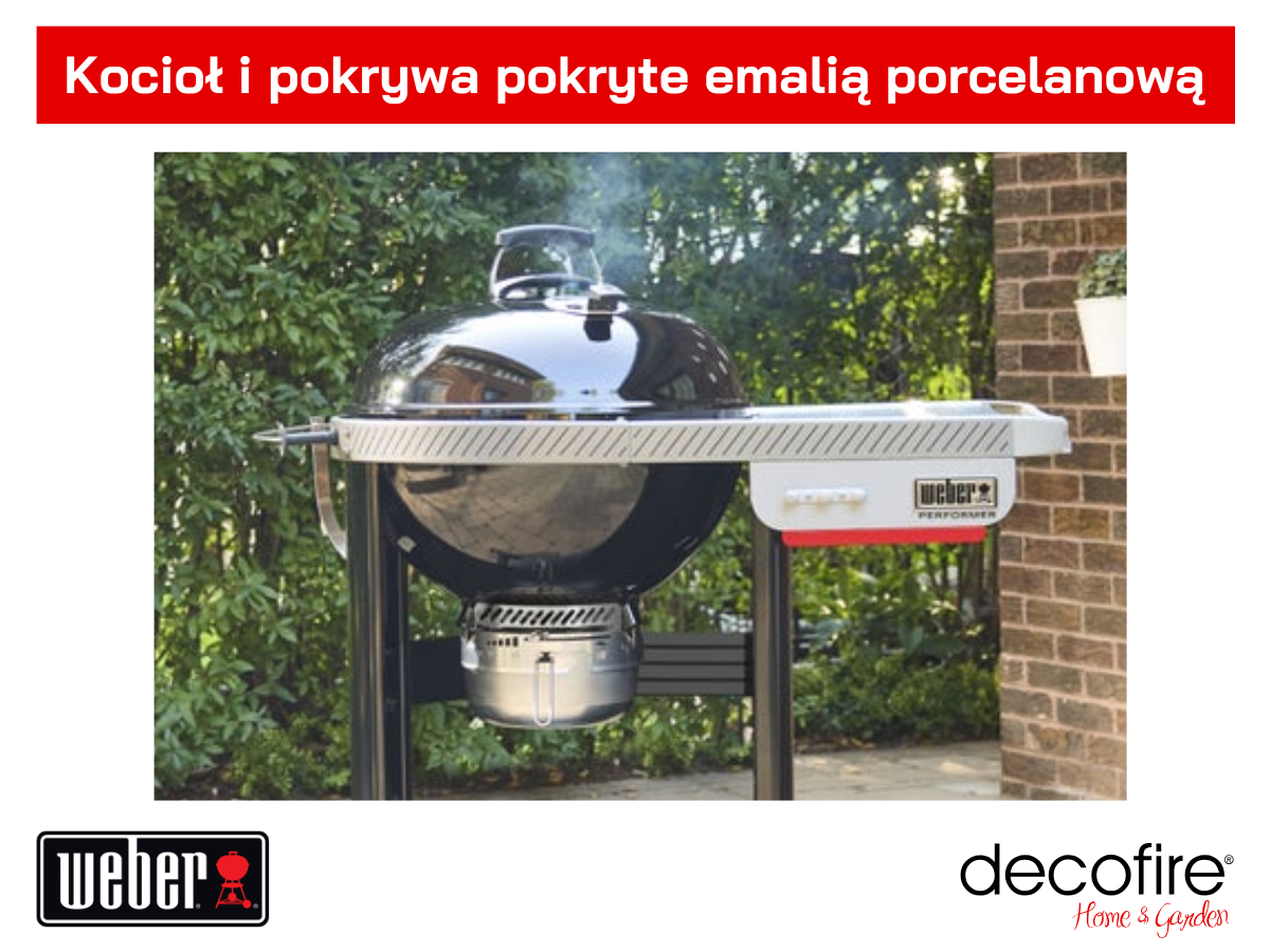 Kocioł i pokrywa pokryte emalią porcelanową