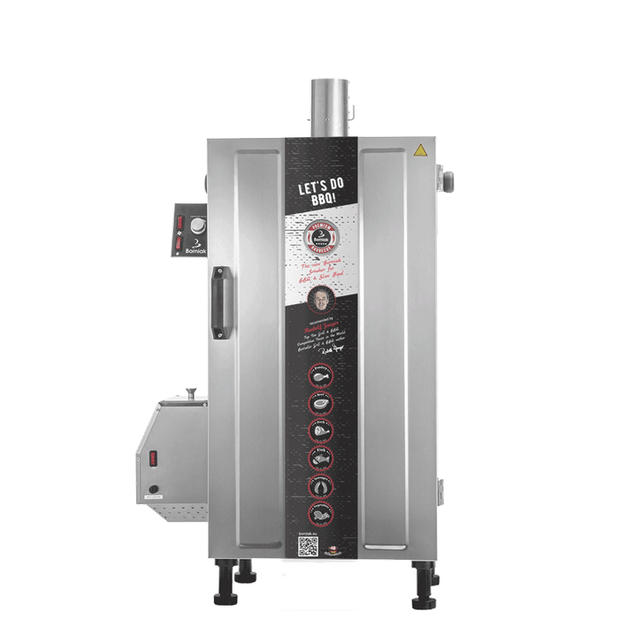 Smoker BBQ Cyfrowy Borniak BBDS-70 Simple INOX + Zestaw do BBQ (ZBB-70)