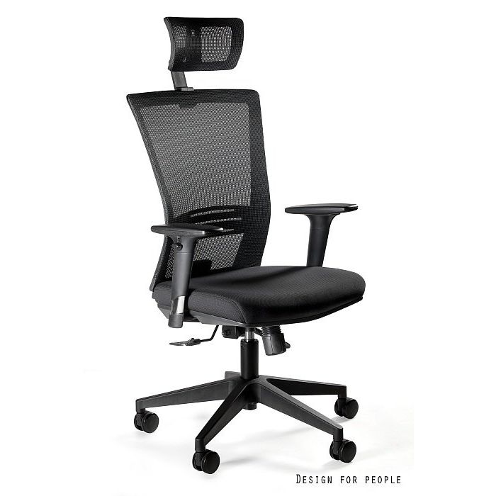 UNIQUE Fotel biurowy ERGONIC czarny (1506H)