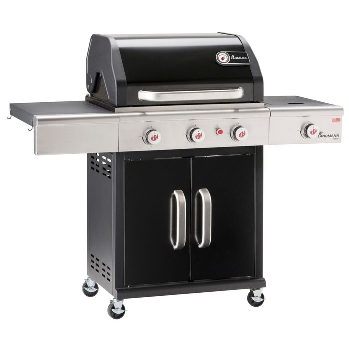 Grill gazowy Landmann Triton maxX PTS 3.1 czarny z palnikiem na podczerwień (12946)