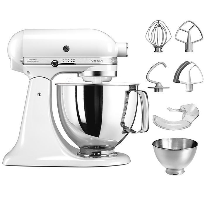 Mikser Artisan 5 White 4,8 l KitchenAid (5KSM175PSEWH) 
