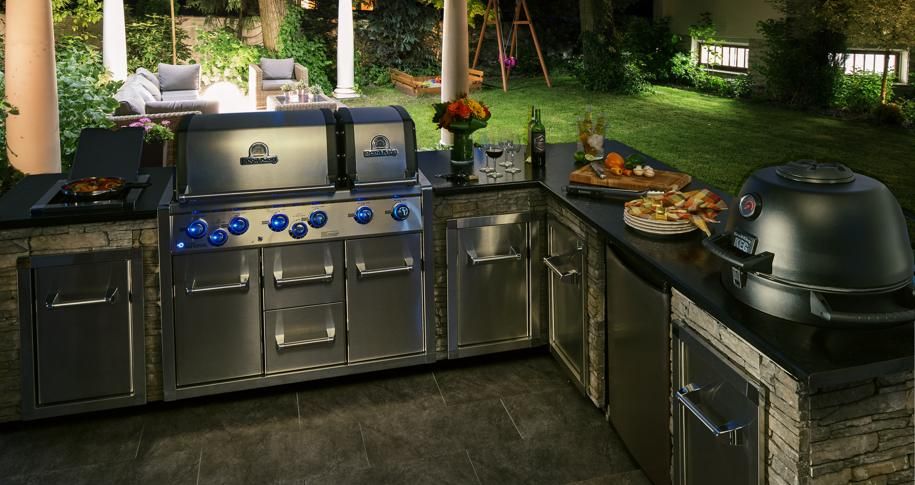 Grill gazowy Broil King w zabudowie