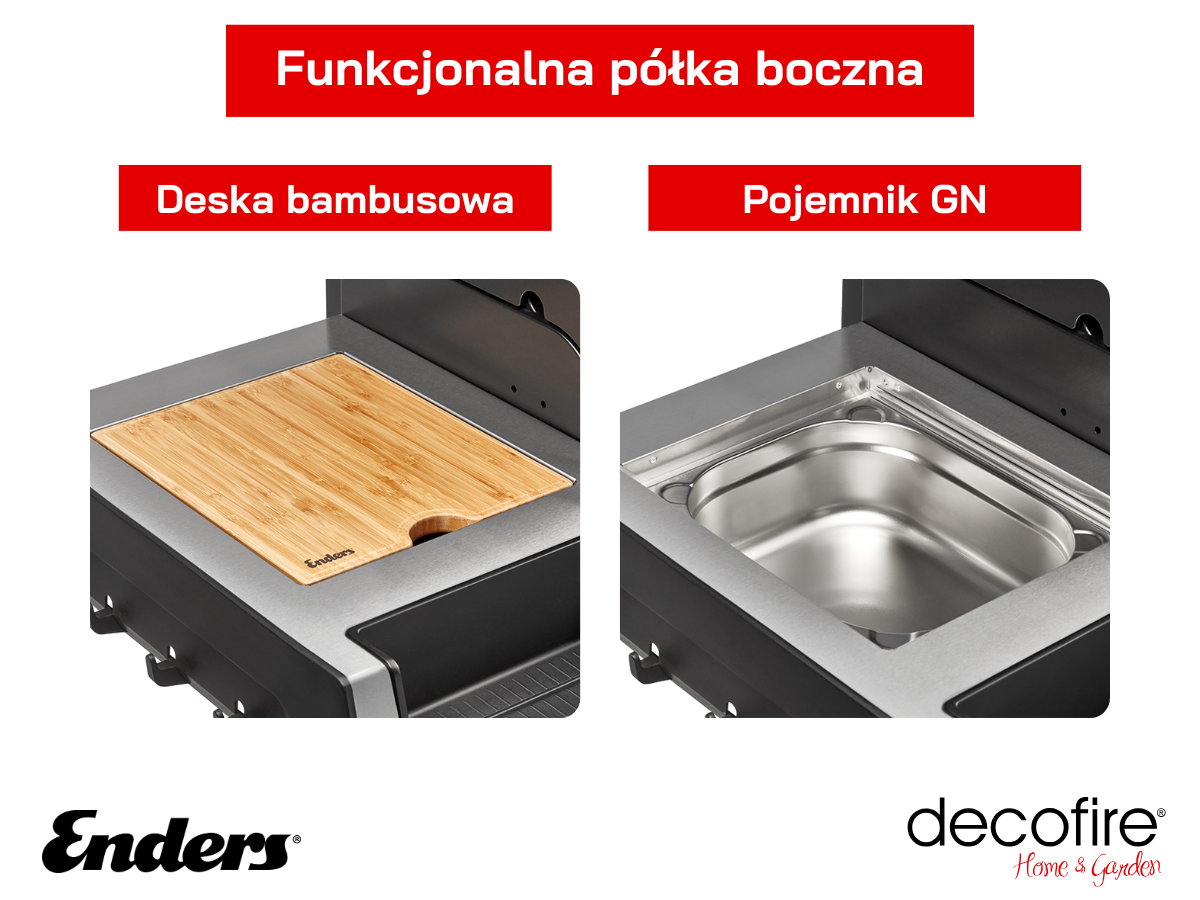 Funkcjonalna półka boczna