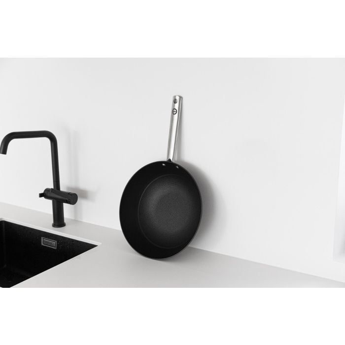 Wok stalowo - żeliwny Kenno PRO 30 cm OPA