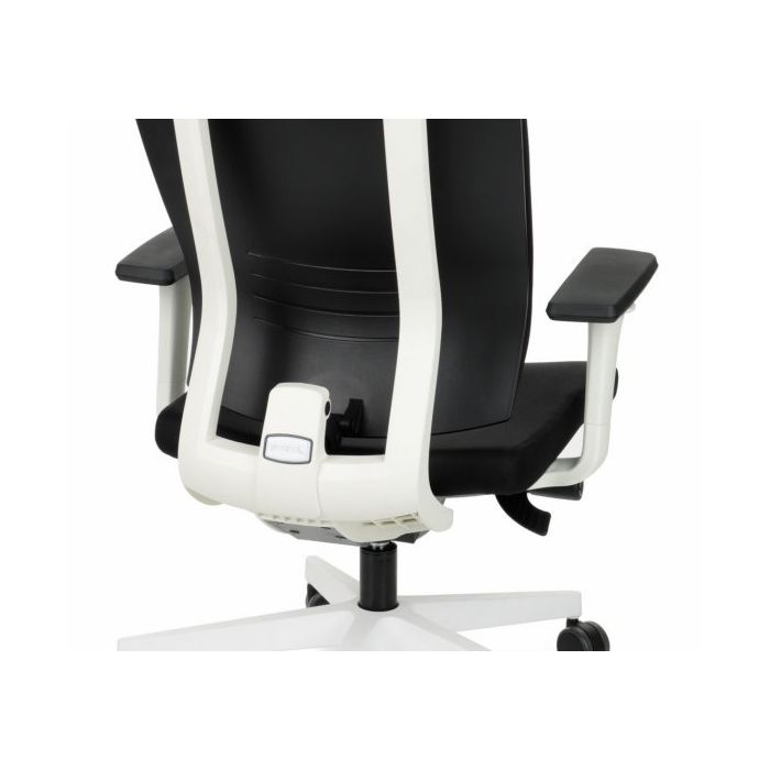 Grospol Fotel biurowy MaxPro WT white tkanina Valencia - 12 kolorów