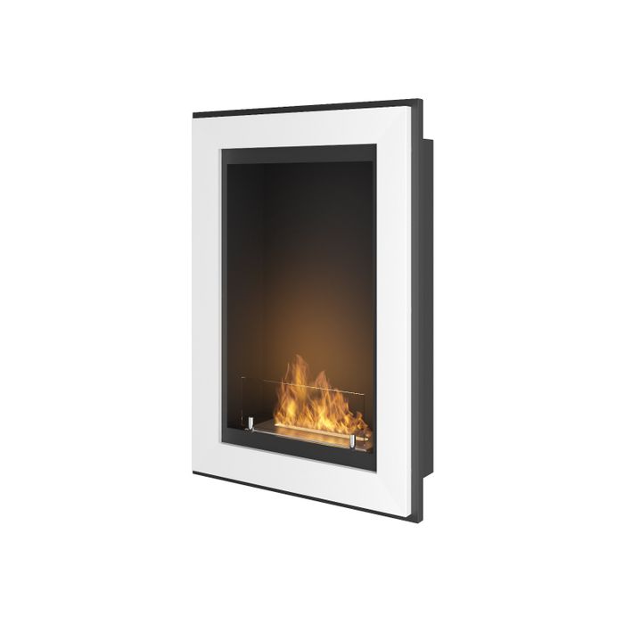 Biokominek wiszący Simple Fire FRAME 550 biały 550x790 mm