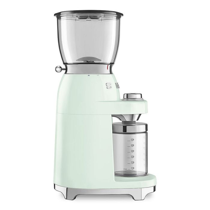 Elektryczny młynek do kawy 50's style Pastelowa zieleń Smeg (CGF11PGEU)