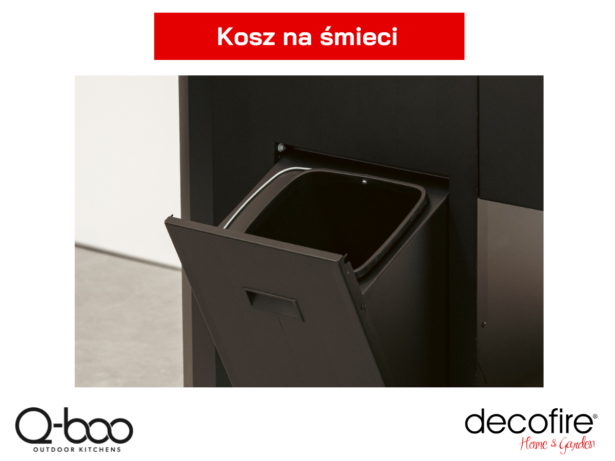 Kosz na odpady z pojemnikiem