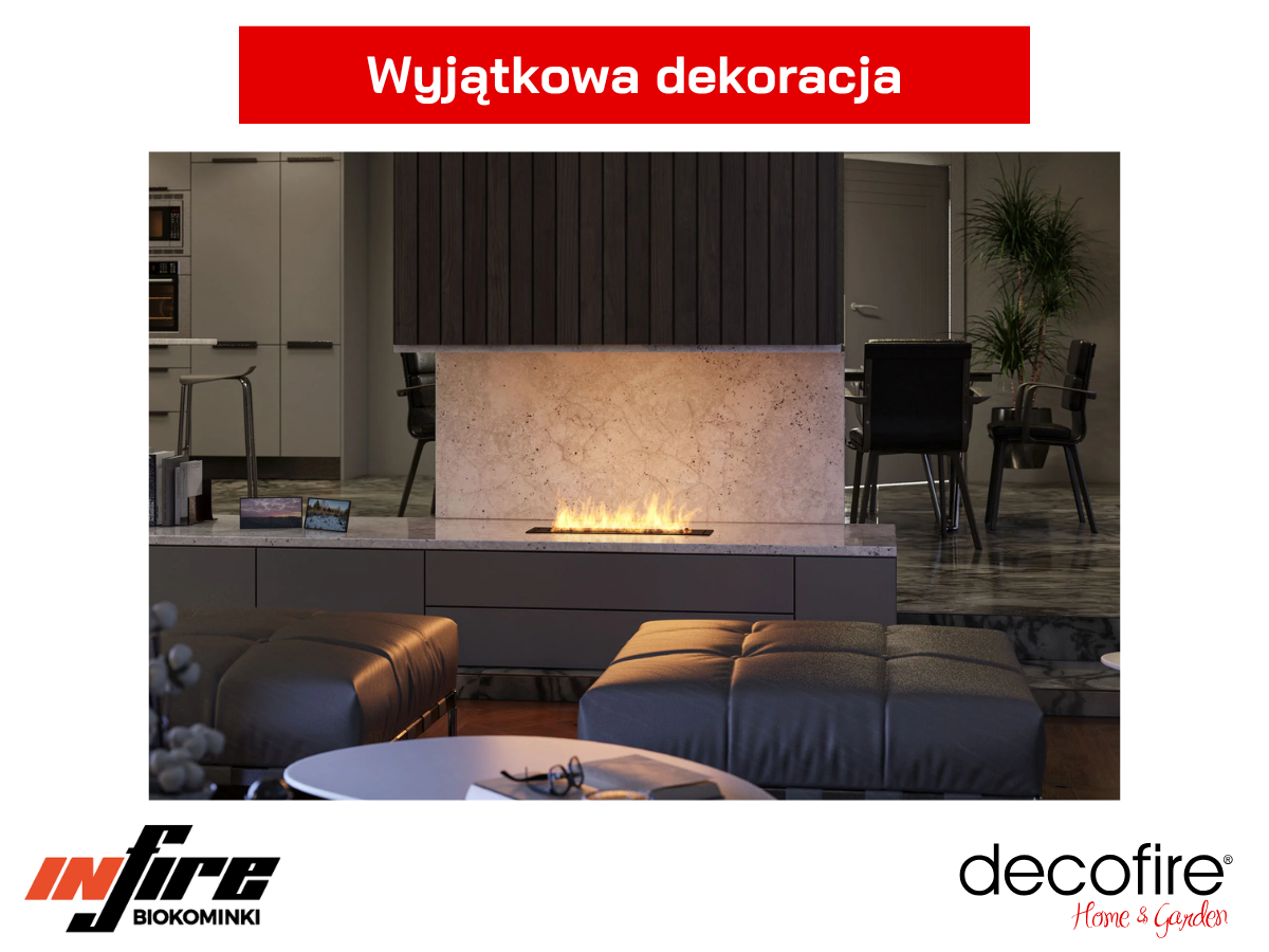 Palnik do zabudowy Infire Black Burner 600 Slim Line