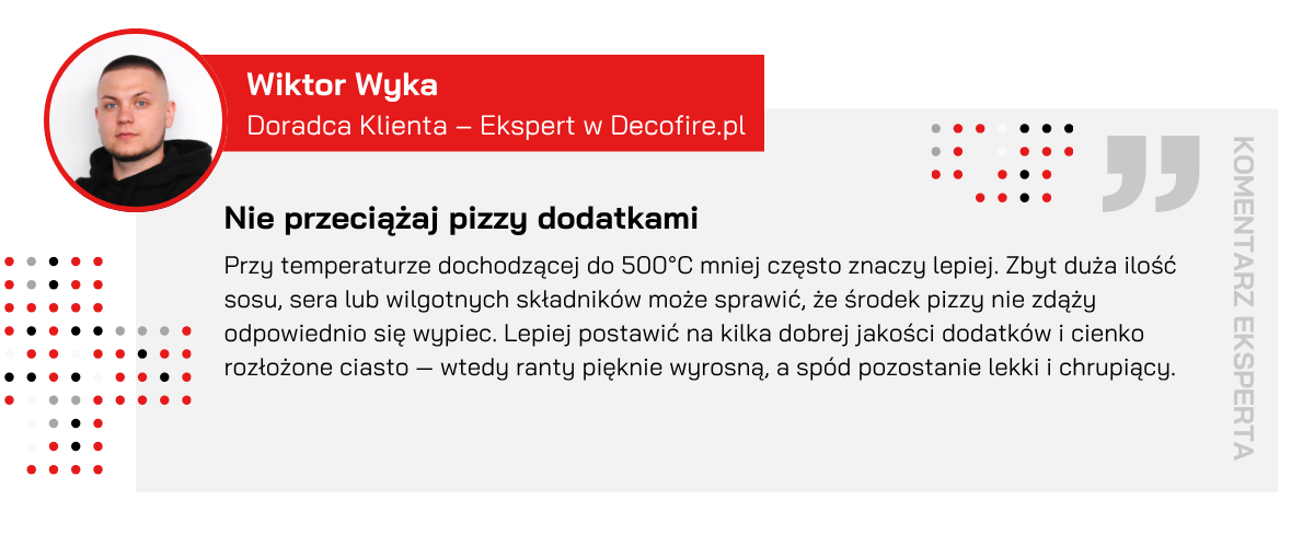 Opinia eksperta o dodatkach na pizzy
