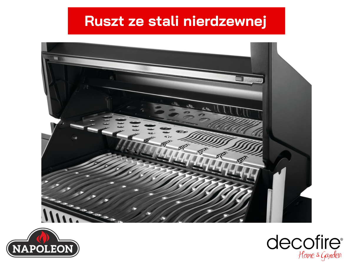 Perfekcyjnie wykonany ruszt ze stali nierdzewnej o grubości 7 mm