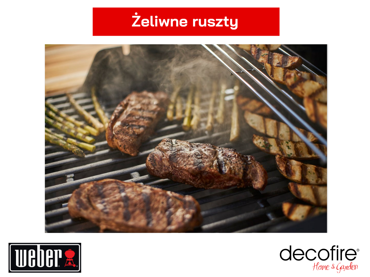 Żeliwne ruszty o całkowitej powierzchni 3417 cm2