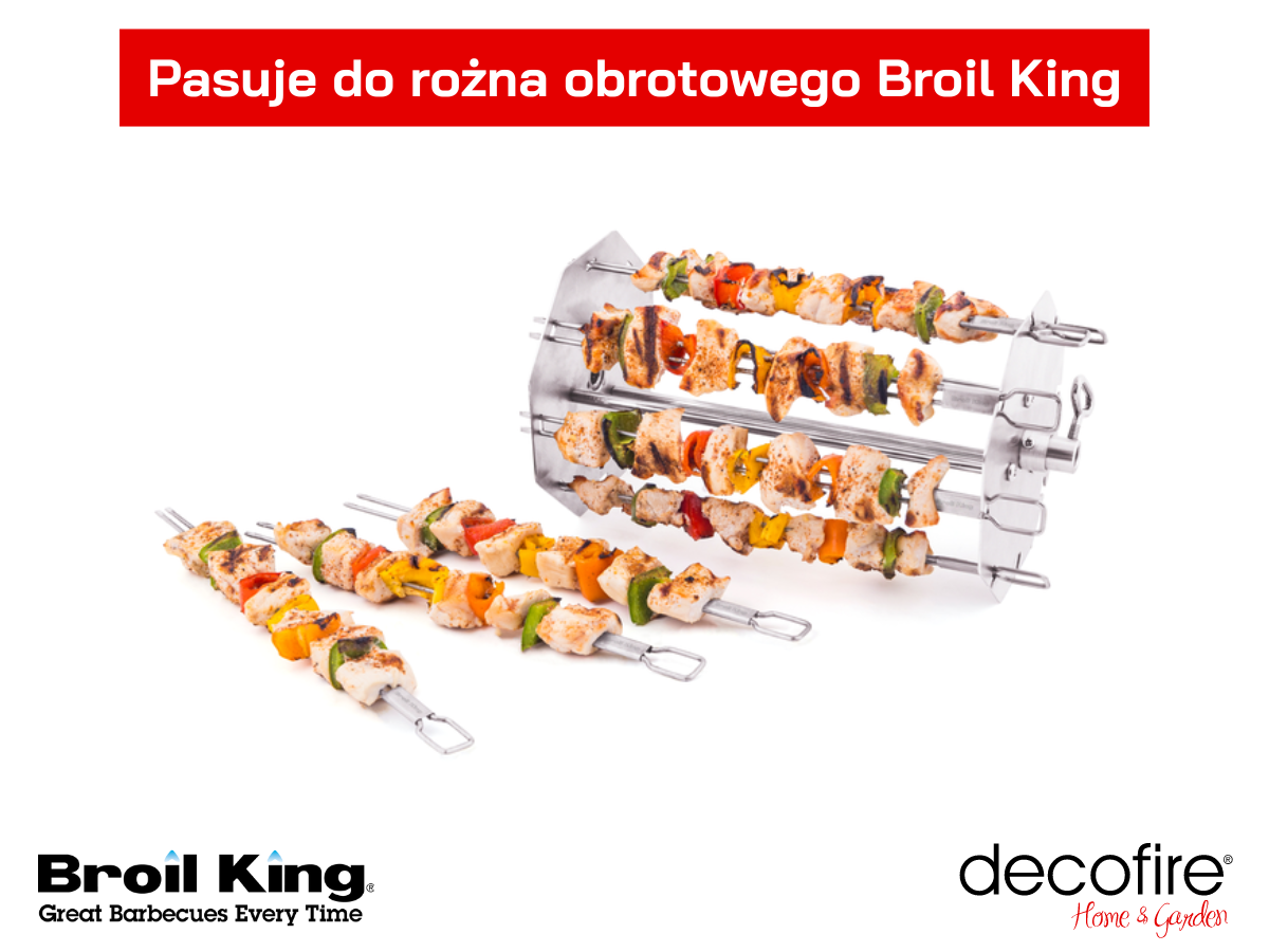Pasuje do rożna obrotowego Broil King