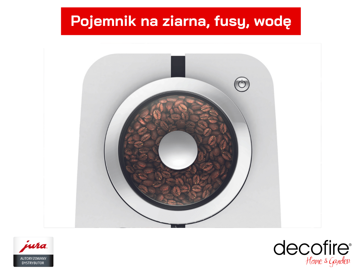 Pojemnik na ziarna w ekspresie Jura ENA 4 Nordic White