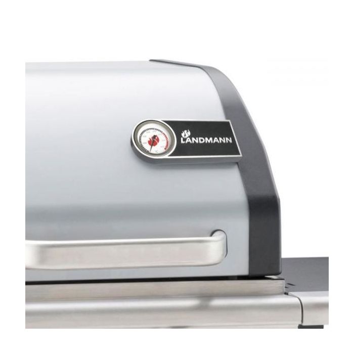 Grill gazowy Landmann Triton PTS 2.1 srebrny z palnikiem bocznym (12911)