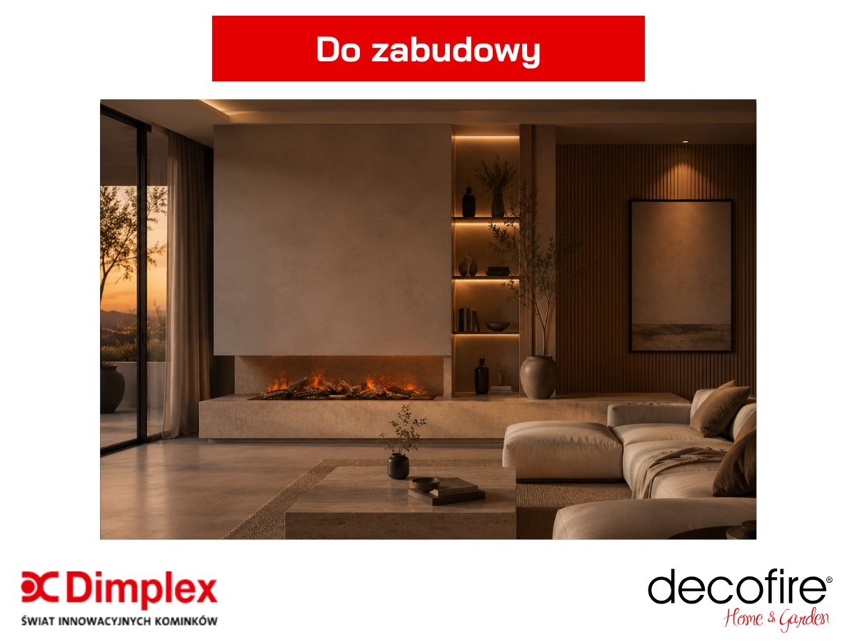 Dimplex kaseta kominkowa Triton 1500 – łatwy montaż