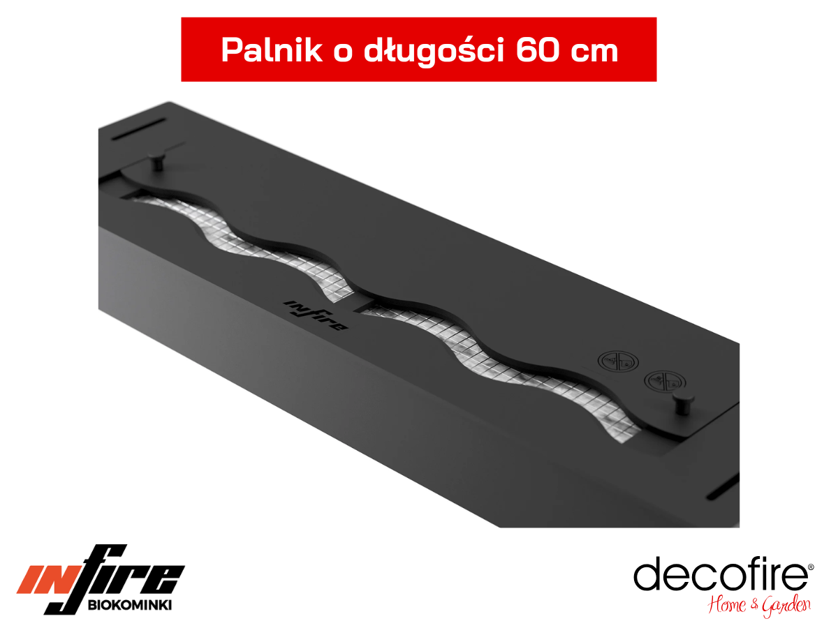 60 cm palnik w kształcie fali