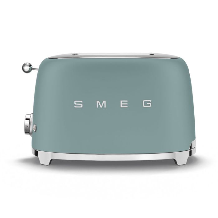 Toster na 2 kromki Smeg Szmaragdowy mat (TSF01EGMEU)