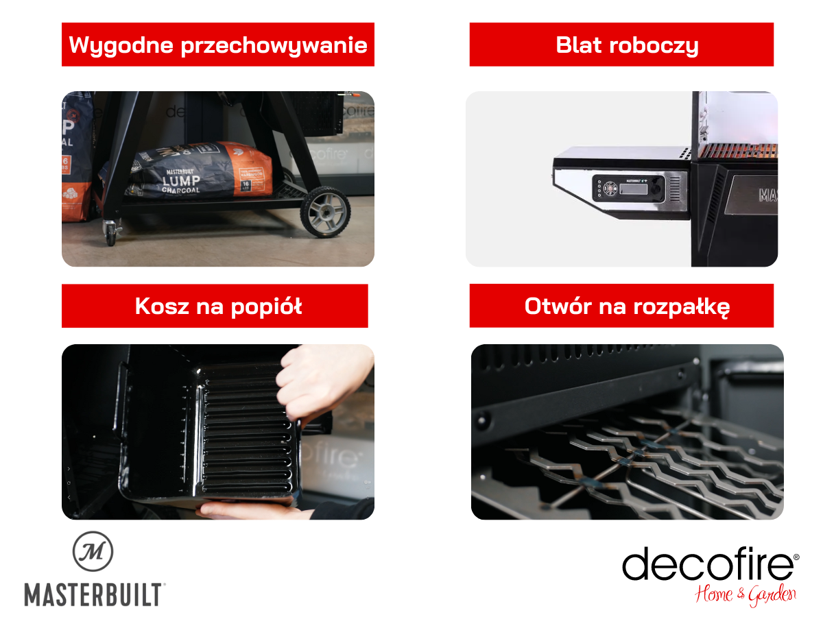 Dodatkowe udogodnienia w grillu Gravity Series 560