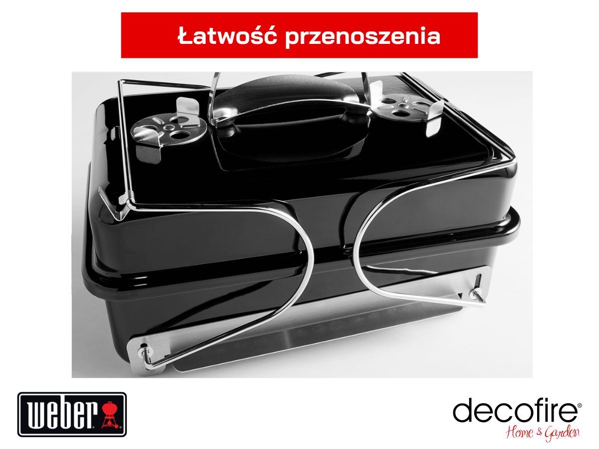 Grill węglowy Weber Go-Anywhere – łatwość przenoszenia