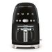 Ekspres przelewowy 50's style Czarny Smeg (DCF02BLEU)
