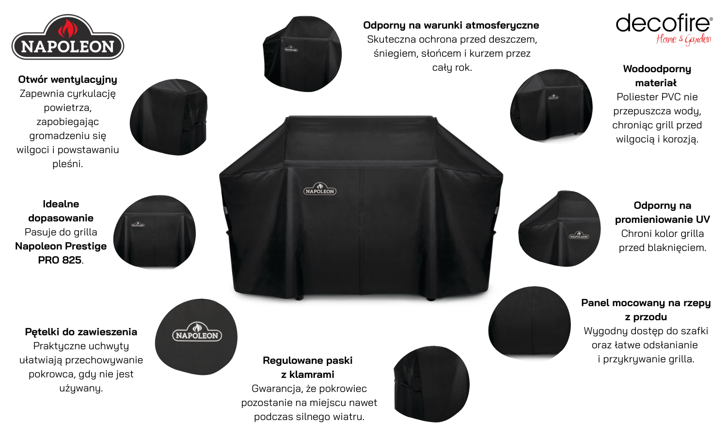 Pokrowiec Napoleon do grilla Prestige PRO 825