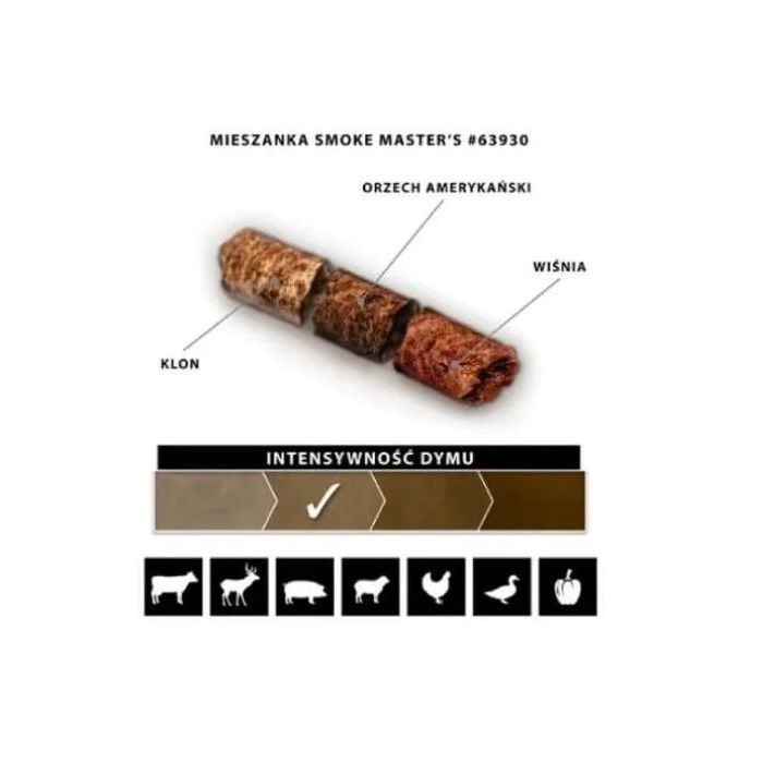 Pellet Smoke Master's Klon Orzech Wiśnia 1,36 kg Broil King (63330)