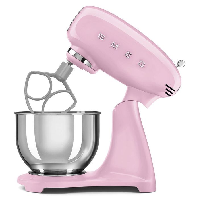 Mikser planetarny 50's Pastelowy róż 4,8L Smeg (SMF05PKEU)