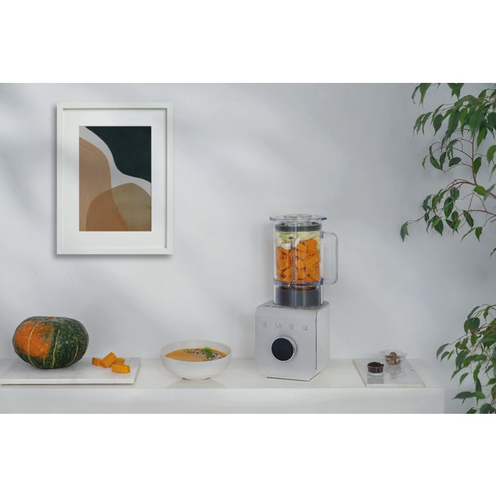 Blender kielichowy wysokoobrotowy z pompką próżniową Smeg Biały (BLC02WHMEU)