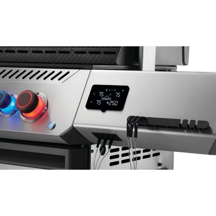 Grill gazowy Napoleon Prestige 500 Connected RSIB z palnikiem rożna i palnikiem bocznym Sizzle Zone WIFI (P500VXRSIBPSS-PL)