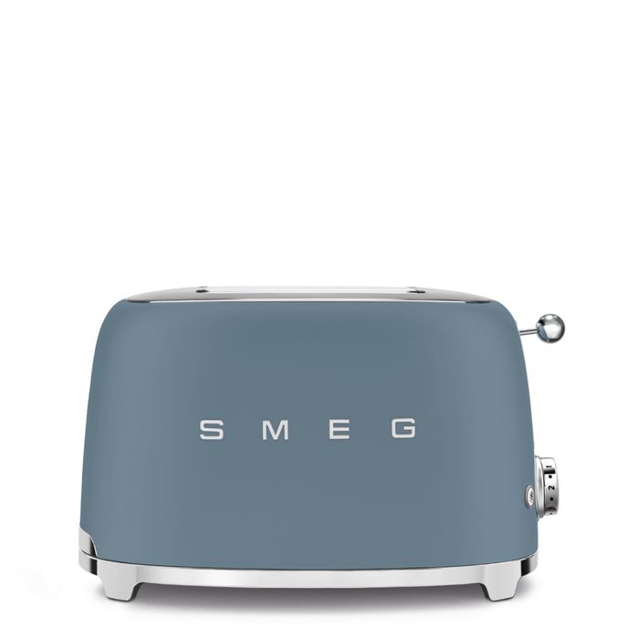 Toster na 2 kromki Smeg Storm Blue mat (TSF01SBMEU)