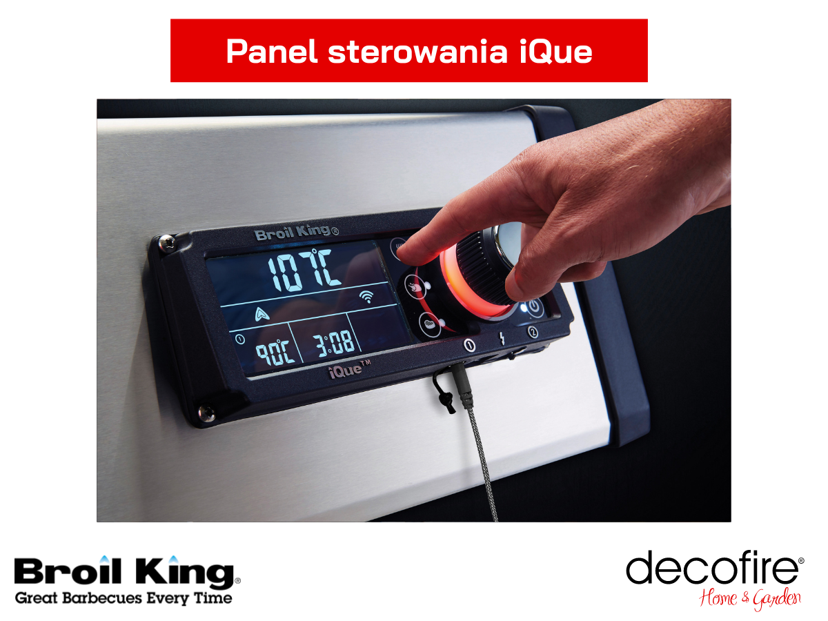 Panel sterowania iQue z elektronicznym termometrem