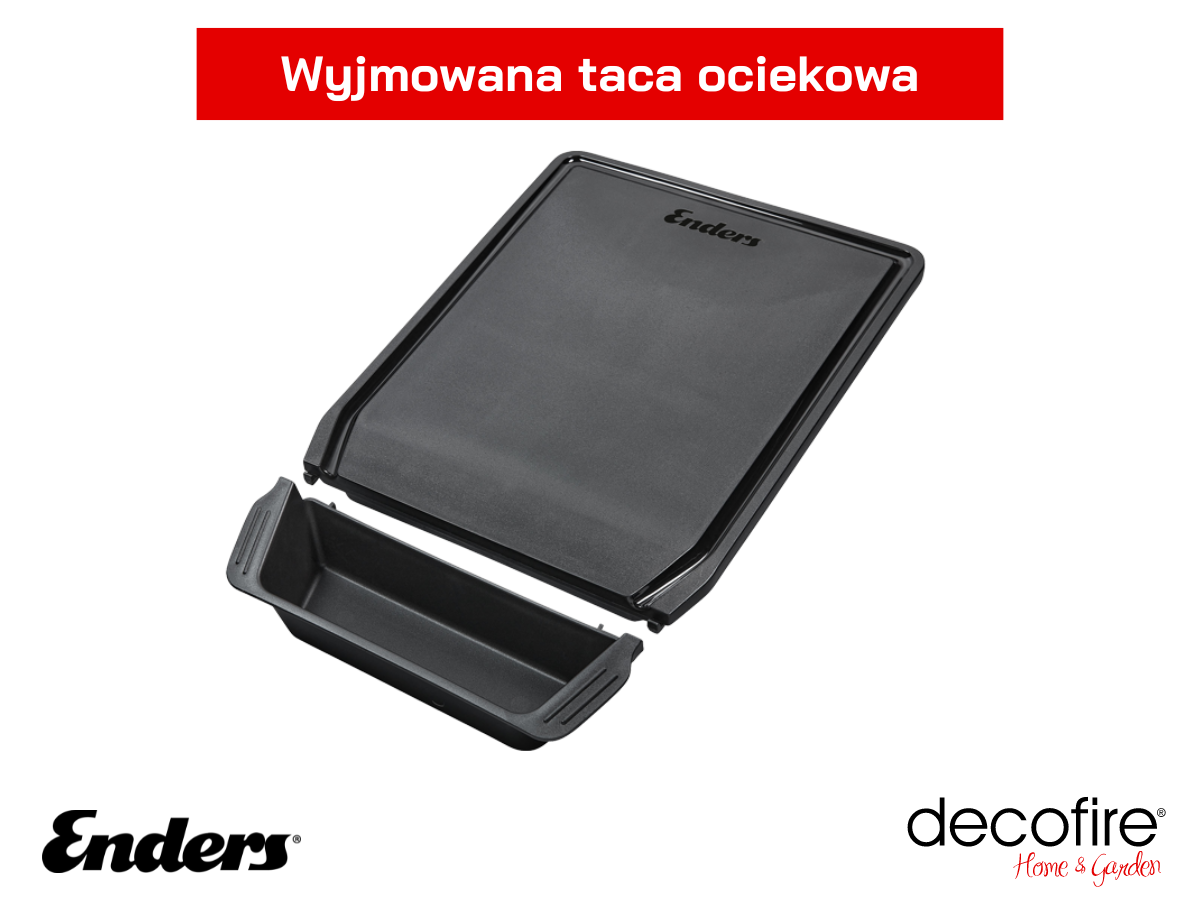 Wyjmowana taca ociekowa o pojemności 750 ml