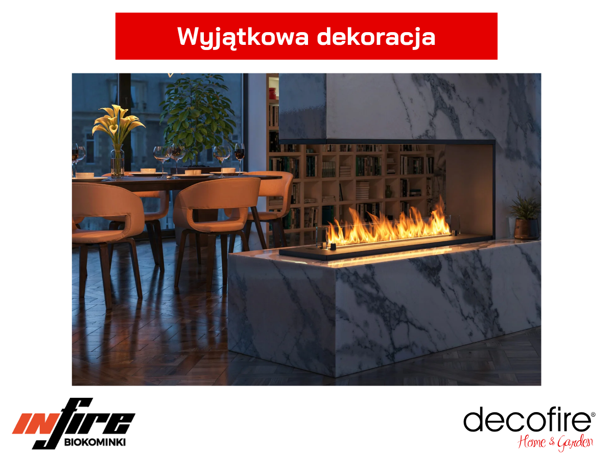 Biokominek jako wyjątkowa dekoracja w salonie