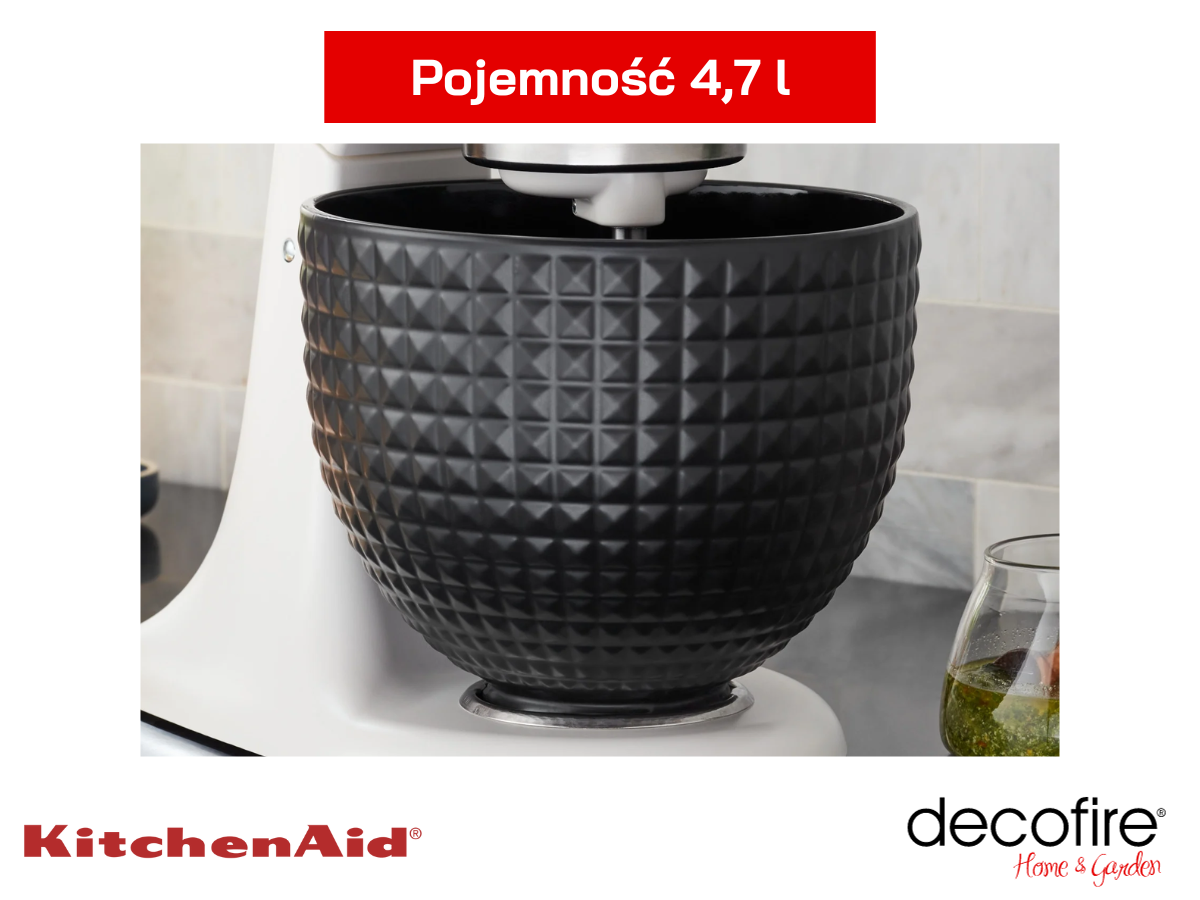 Dzieża ceramiczna Black Studded o pojemności 4,7 l