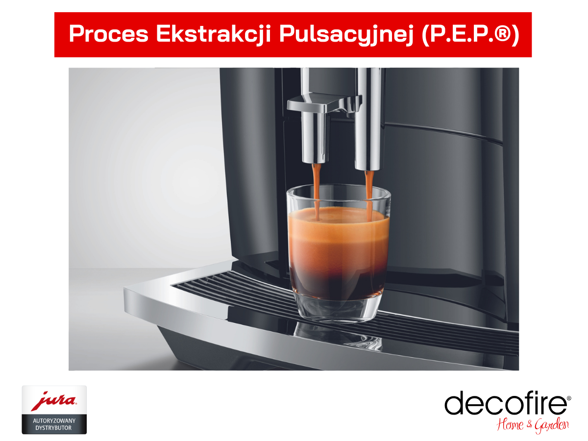 Ekspres do kawy E8 Piano Black (EC) technologia P.E.P.