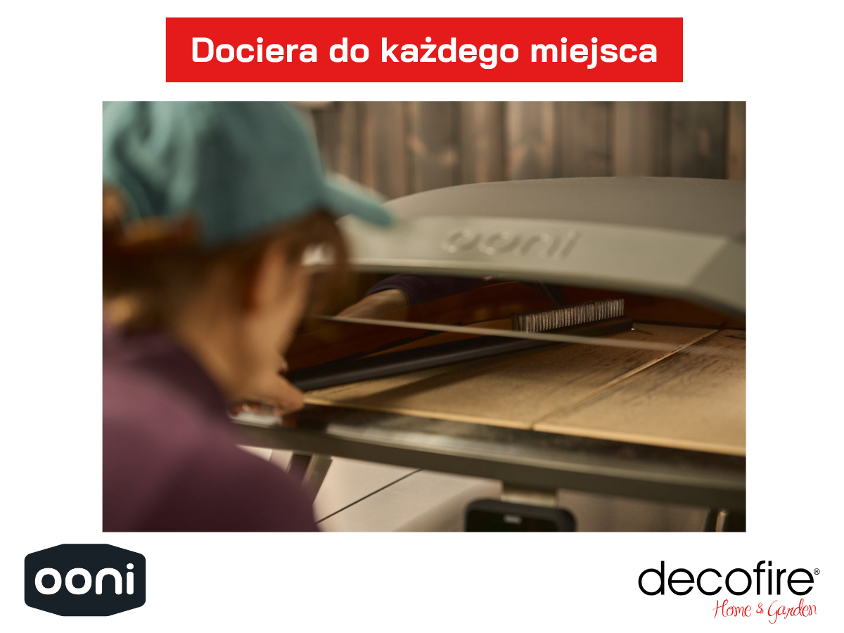 Długa konstrukcja idealna do pieców Ooni 16–24"