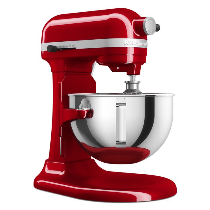 Mikser stojący 5,2 l z podnoszoną dzieżą KitchenAid Heavy Duty, Empire Red (5KSM55SXXEER)