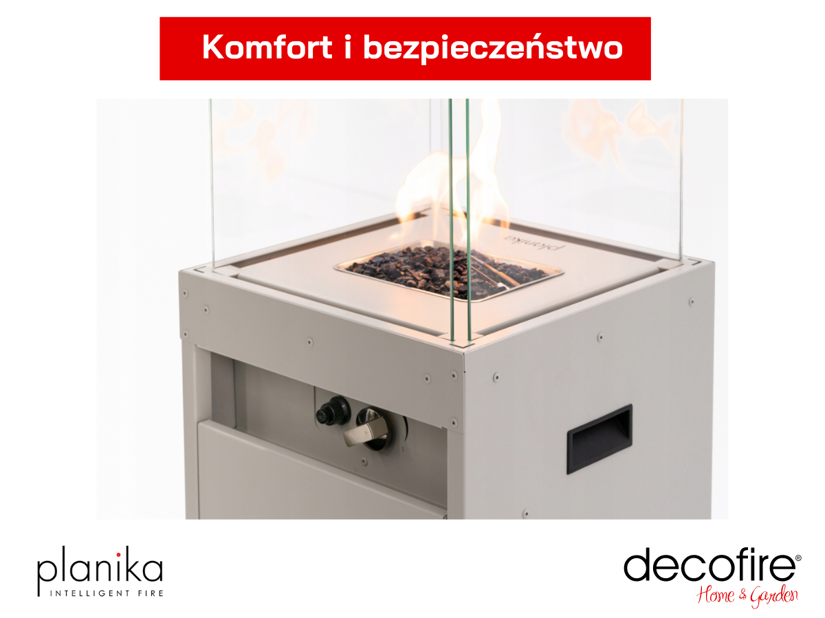 Komfort i bezpieczeństwo kominka gazowego