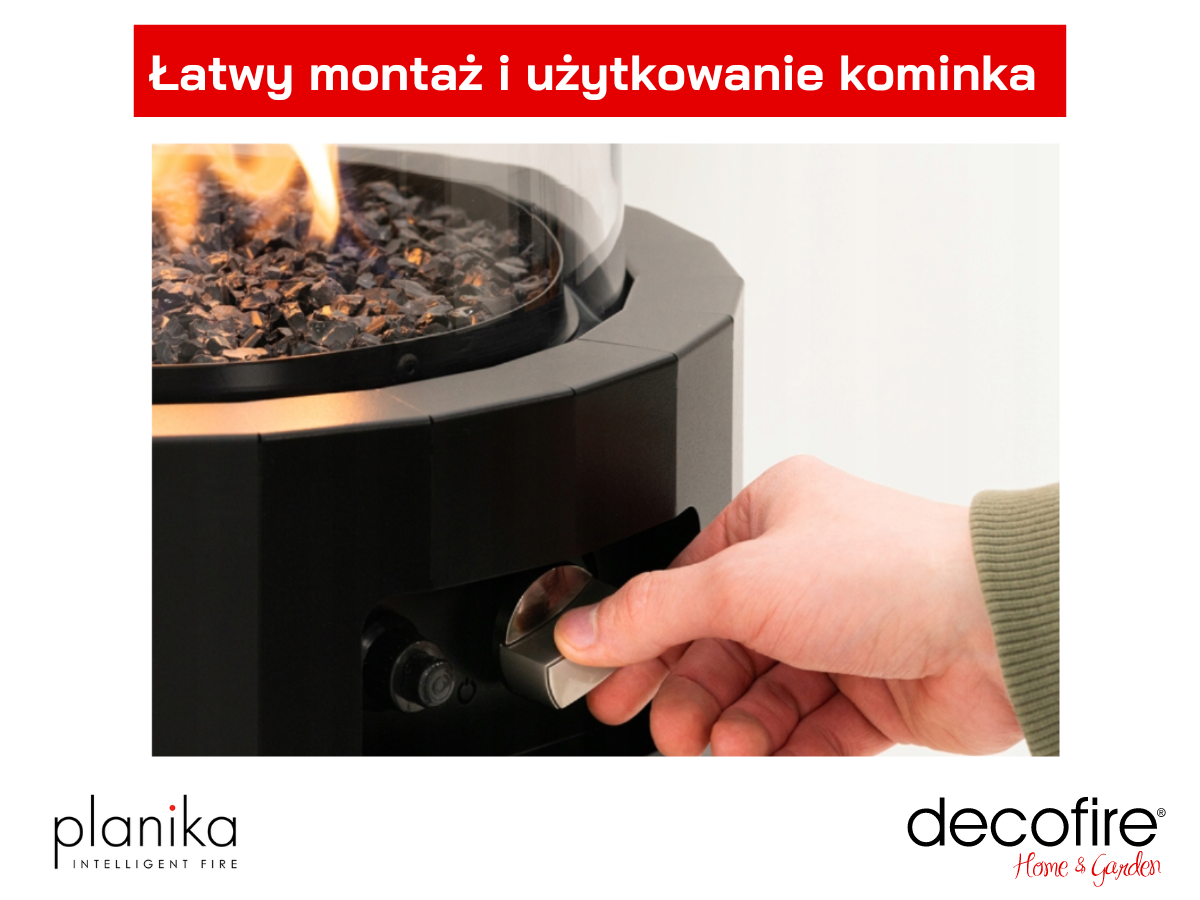 Łatwy montaż i użytkowanie kominka