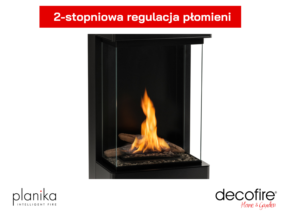 2-stopniowa regulacja płomieni