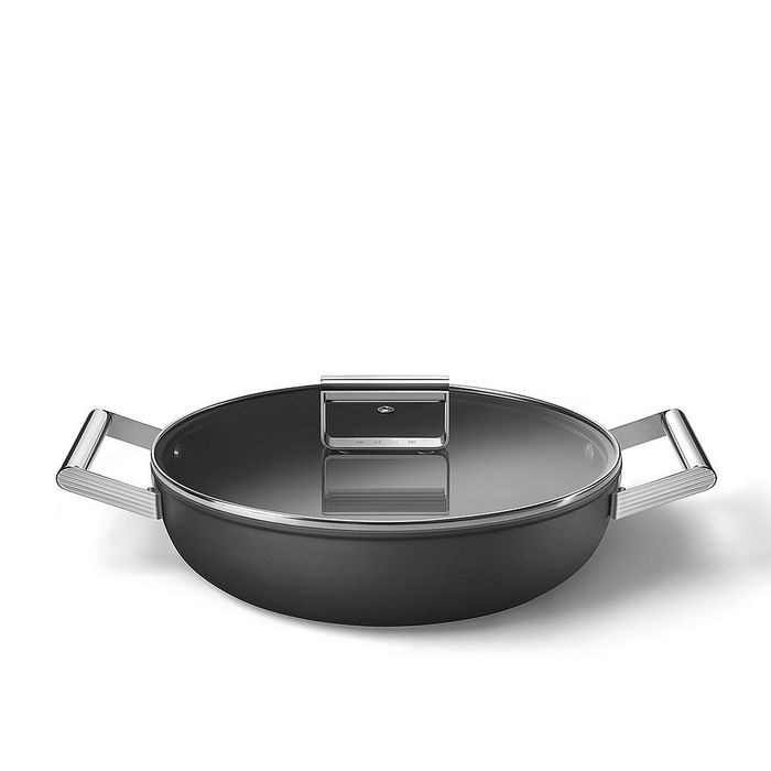 Głęboka patelnia 28 cm Czarny Smeg (DPF2812BLM)