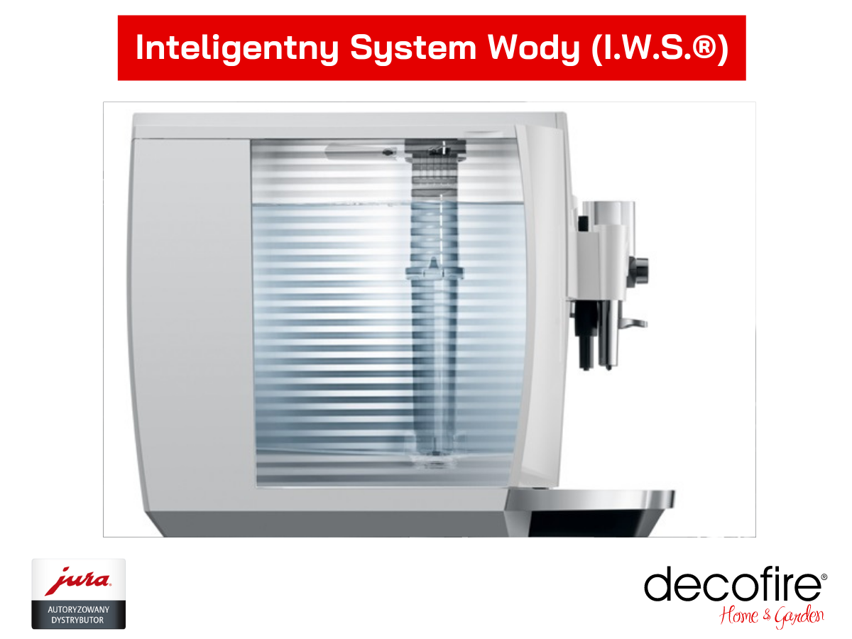 Jura E8 Piano White z IWS