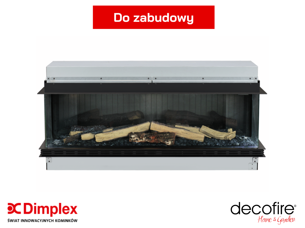 Dimplex kominek elektryczny do montażu ściennego Vista 130 III – do zabudowy