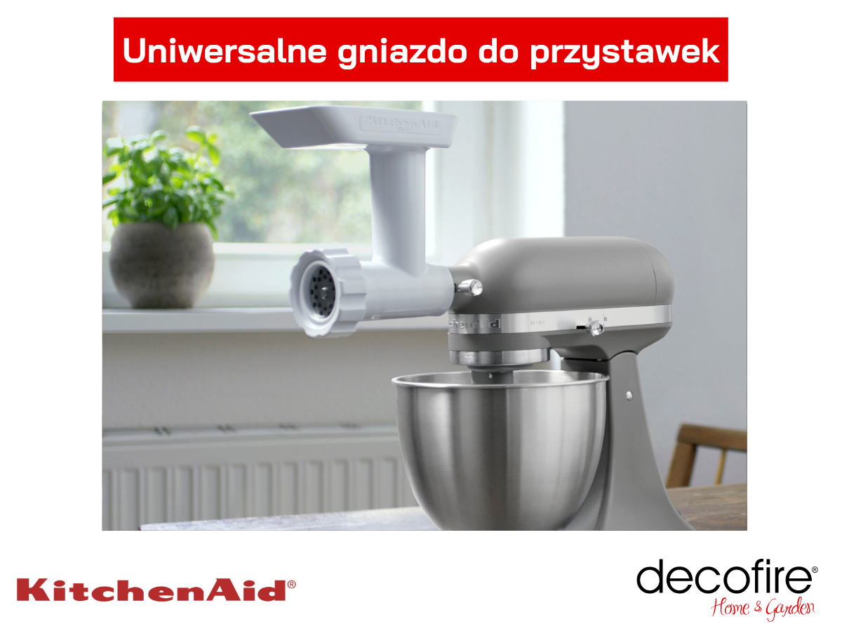 Mikser Mini Matte Grey 3,3 l KitchenAid z przystawką do mielenia mięsa