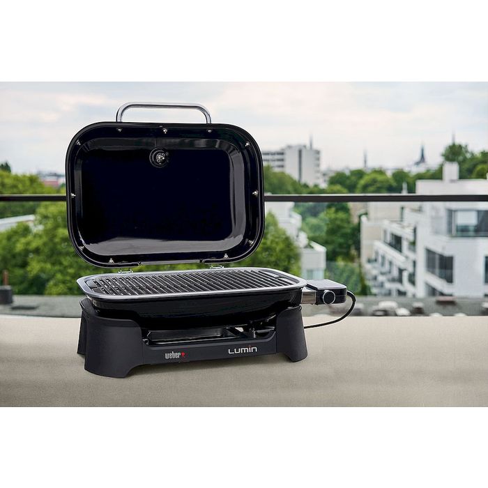 Grill elektryczny Weber Lumin czarny (92010979)